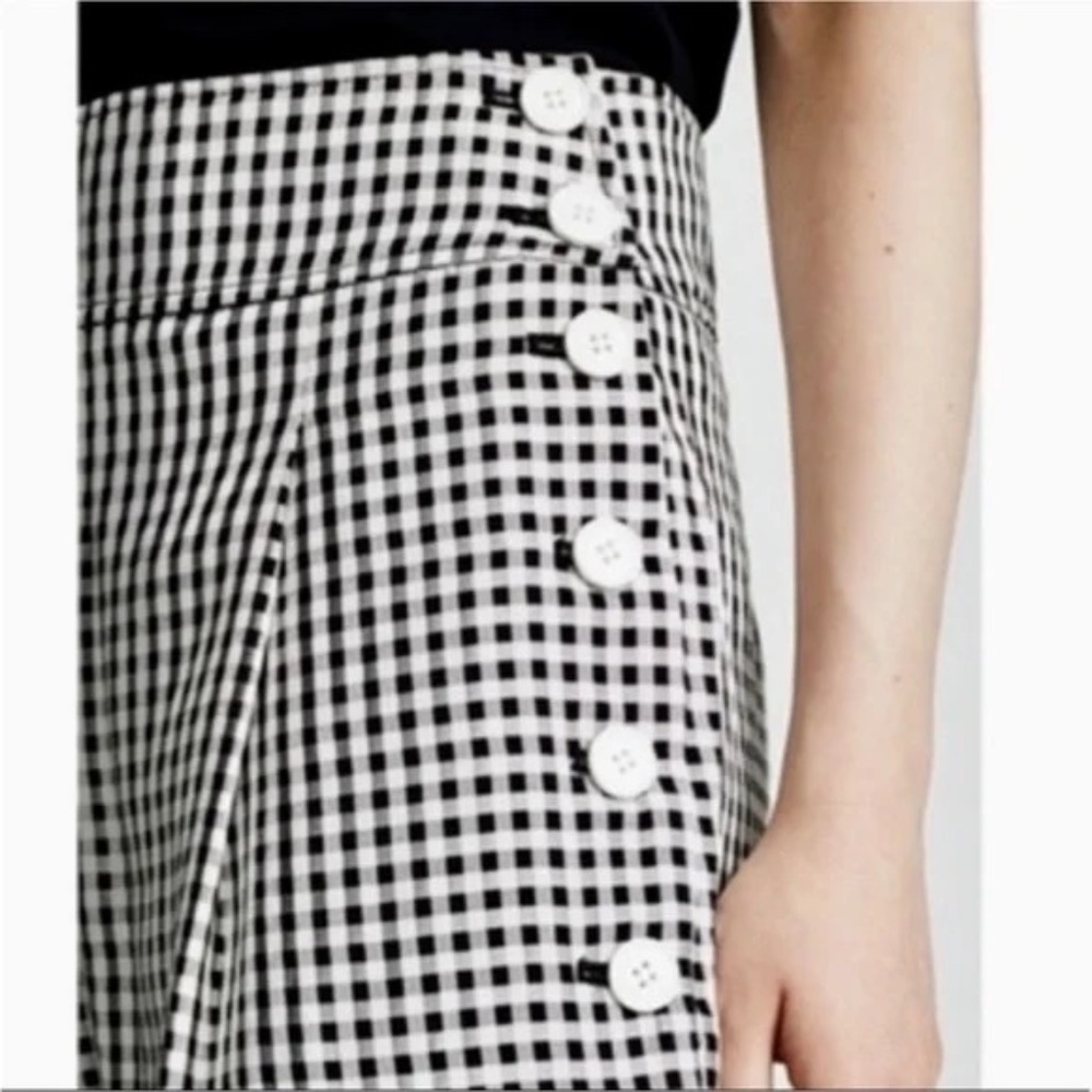 Black and White Cropped Pants by Club Monaco